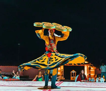 Traditional Emirati Hospitality During a Desert Safari