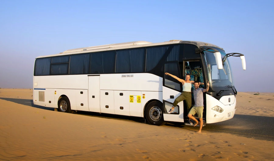 Desert Safari Dubai Bus Pick Up